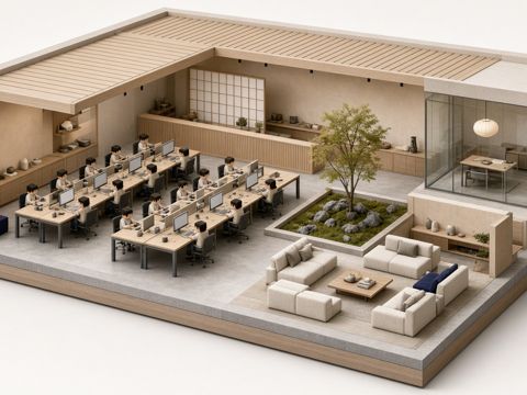 Japandi office